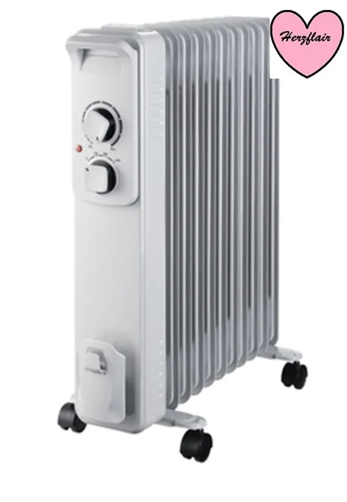 Ölradiator Elektro Heizung 2500W Thermostat Ölgefüllter Heizkörper 1 Ölradiator Elektro Heizung 2500W Thermostat Ölgefüllter Heizkörper