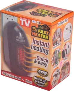 Starlyf® Fast Heater - 400W Tragbare Und Leistungsstarke Steckdosen-Mini-Heizung Schwarz - Original Aus Der TV-Werbung 22 Starlyf® Fast Heater - 400W Tragbare Und Leistungsstarke Steckdosen-Mini-Heizung Schwarz - Original Aus Der TV-Werbung -Luft Wrame Haus Geschaft 007f86c1496309ec89ca23a5bbbdd14c