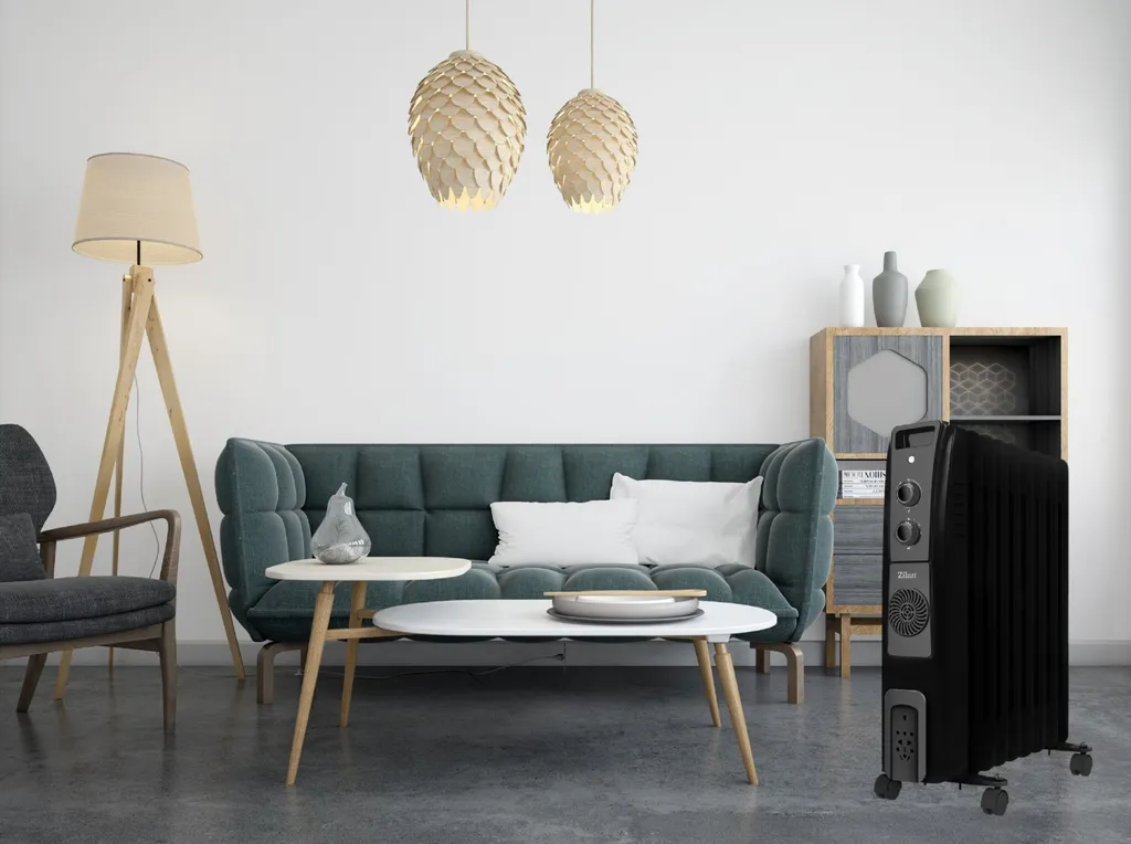 Adler Zilan 9 Rippen Öl Radiator 2.500 Watt | Integrierter Heizlüfter | Elektroheizung | Heizstrahler | 3 Heizstufen | 5 Ölleitungen | Thermostat 6 Adler Zilan 9 Rippen Öl Radiator 2.500 Watt | Integrierter Heizlüfter | Elektroheizung | Heizstrahler | 3 Heizstufen | 5 Ölleitungen | Thermostat – Bild 6