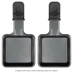 Clatronic Raclette Grill RG 3592 Schwarz / Party / Ideal Für 2 Personen / Tischgrill / Cool Touch-Gehäuse / Antihaftbeschichtet -Luft Wrame Haus Geschaft 013edab364ecc6808c952b4882acc879