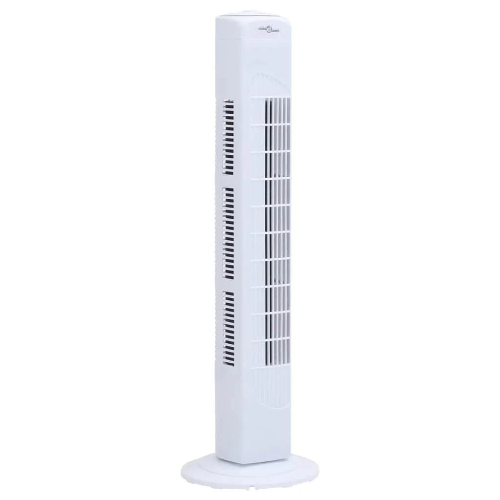 VidaXL Turmventilator Φ24x80 Cm Weiß 2 VidaXL Turmventilator Φ24x80 Cm Weiß – Bild 2