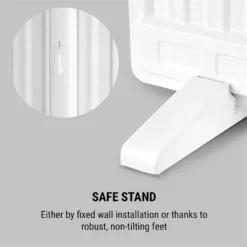 Wallander Ölradiator 1000W Thermostat Ölheizung Ultraflach Weiß 7 Wallander Ölradiator 1000W Thermostat Ölheizung Ultraflach Weiß -Luft Wrame Haus Geschaft 0380d4d97d1550bdc386027391711cec