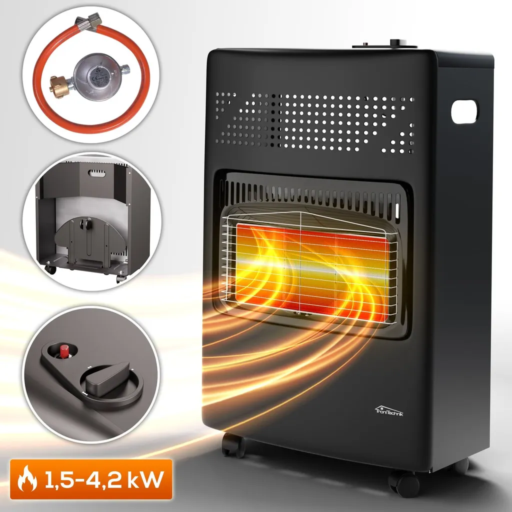 TroniTechnik Gas- Heizgerät Für Propangas Mit Nennleistung 4,2KW Inkl. Zubehör 8 TroniTechnik Gas- Heizgerät Für Propangas Mit Nennleistung 4,2KW Inkl. Zubehör – Bild 8