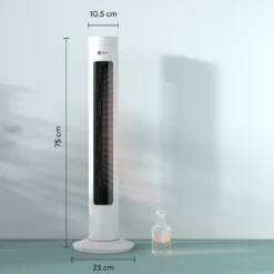 Standventilator Leise 75 Cm Ventilator Säulenventilator Turmventilator Leise Weiß -Luft Wrame Haus Geschaft 03f34ac34fb8640cfeb68e5e511917da
