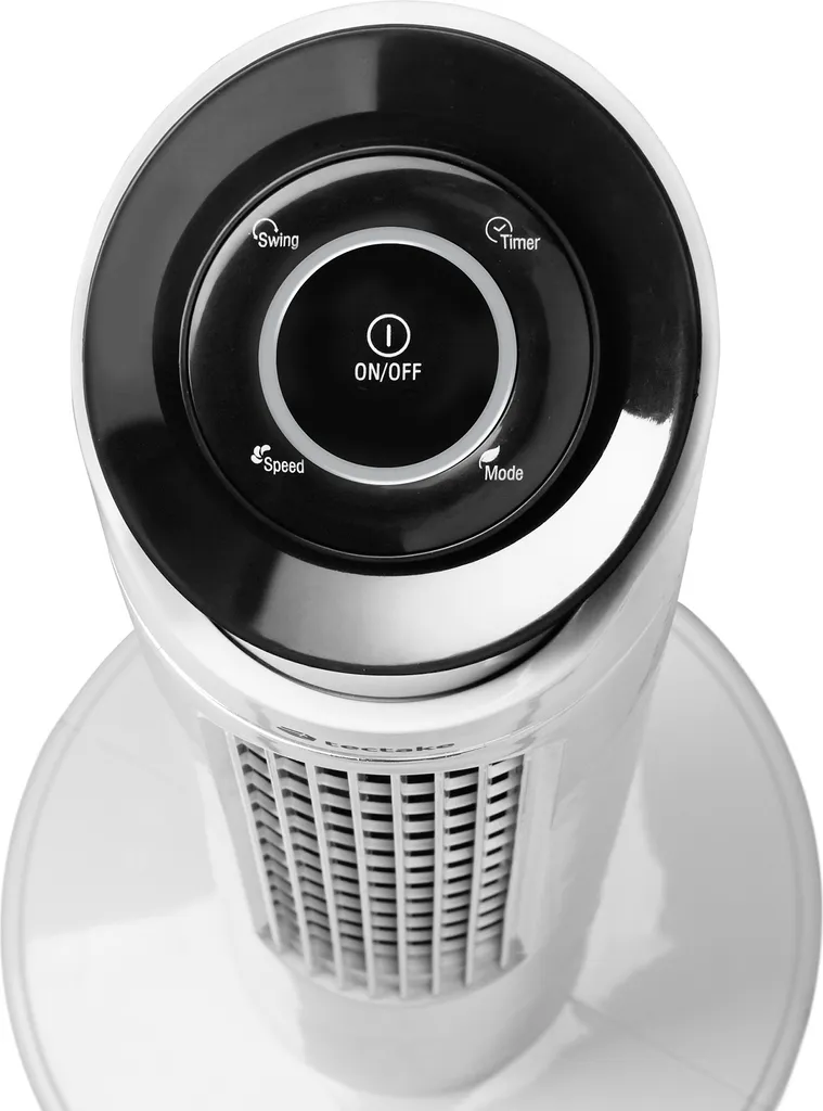 Tectake Turmventilator 110 Cm - Weiß 8 Tectake Turmventilator 110 Cm - Weiß – Bild 8