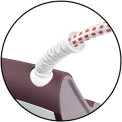 Clatronic Dampfbügelautomat DB 3705, 2.600 W, Kratzfeste Keramiksohle, Stufenlose Temperatur, 4-stufige Dampfregelung, 7 Funktionen, Weiß/rot -Luft Wrame Haus Geschaft 069643f71b3c1627562951b9530bc0a4