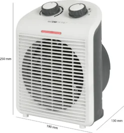 CLATRONIC Heizlüfter HL 3761 Weiß/grau -Luft Wrame Haus Geschaft 07ffde37c8c94ad61bc1de728f3b221c