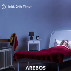 AREBOS Mica Konvektor 2000 W | Wärmewellenheizer | Elektroheizung | Konvektor-Heizung | Mobile Elektroheizung Energiesparend | Leise Heizung | Mobiler Elektro Heizlüfter Mit 2 Heizstufen | Schwarz 17 AREBOS Mica Konvektor 2000 W | Wärmewellenheizer | Elektroheizung | Konvektor-Heizung | Mobile Elektroheizung Energiesparend | Leise Heizung | Mobiler Elektro Heizlüfter Mit 2 Heizstufen | Schwarz -Luft Wrame Haus Geschaft 09774dab7a6a63b09277409e3142b369