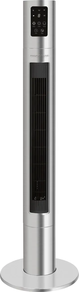 ProfiCare PC-TVL 3090 Tower-Ventilator, Longlife-Profi-Motor, 75° Oszillierend, VoiceControl Und WiFi-Steuerung, Edelstahl, 6 Geschwindigkeitsstufen, Inox-schwarz / Alexa / Google Assistant / App Steuerung 1 ProfiCare PC-TVL 3090 Tower-Ventilator, Longlife-Profi-Motor, 75° Oszillierend, VoiceControl Und WiFi-Steuerung, Edelstahl, 6 Geschwindigkeitsstufen, Inox-schwarz / Alexa / Google Assistant / App Steuerung
