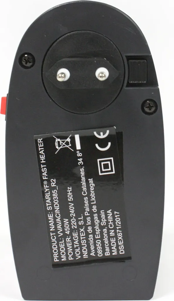 Starlyf® Fast Heater - 400W Tragbare Und Leistungsstarke Steckdosen-Mini-Heizung Schwarz - Original Aus Der TV-Werbung 9 Starlyf® Fast Heater - 400W Tragbare Und Leistungsstarke Steckdosen-Mini-Heizung Schwarz - Original Aus Der TV-Werbung – Bild 9