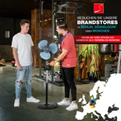 RelaxxNow Super Leiser Standventilator Mit 45W Motoren Leistung, Oszillierender Ventilator Mit 3 Geschwindigkeitsstufen Und Höhenverstellbarkeit Bis 131cm, 41 DB Schlafmodus & 41cm Durchmesser, VTX100 14 RelaxxNow Super Leiser Standventilator Mit 45W Motoren Leistung, Oszillierender Ventilator Mit 3 Geschwindigkeitsstufen Und Höhenverstellbarkeit Bis 131cm, 41 DB Schlafmodus & 41cm Durchmesser, VTX100 -Luft Wrame Haus Geschaft 0bed8f3b952250d5b45d439b0681d079