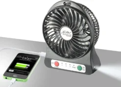 3in1 Akku Tisch-Ventilator Mit Powerbank-Funktion + Leuchte / Lampe 1.800 MAh Auto Camping 8 3in1 Akku Tisch-Ventilator Mit Powerbank-Funktion + Leuchte / Lampe 1.800 MAh Auto Camping -Luft Wrame Haus Geschaft 0c650cefa8ba69521fbd9bd4a0491927