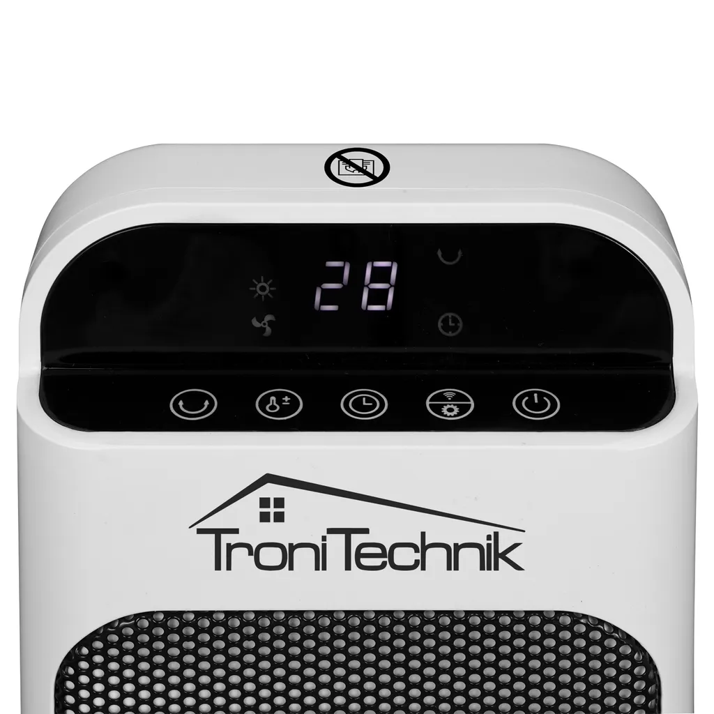 TroniTechnik Heizlüfter TT-PTC-02 Keramik Mit WIFI Und Fernbedienung 2000W 9 TroniTechnik Heizlüfter TT-PTC-02 Keramik Mit WIFI Und Fernbedienung 2000W – Bild 9