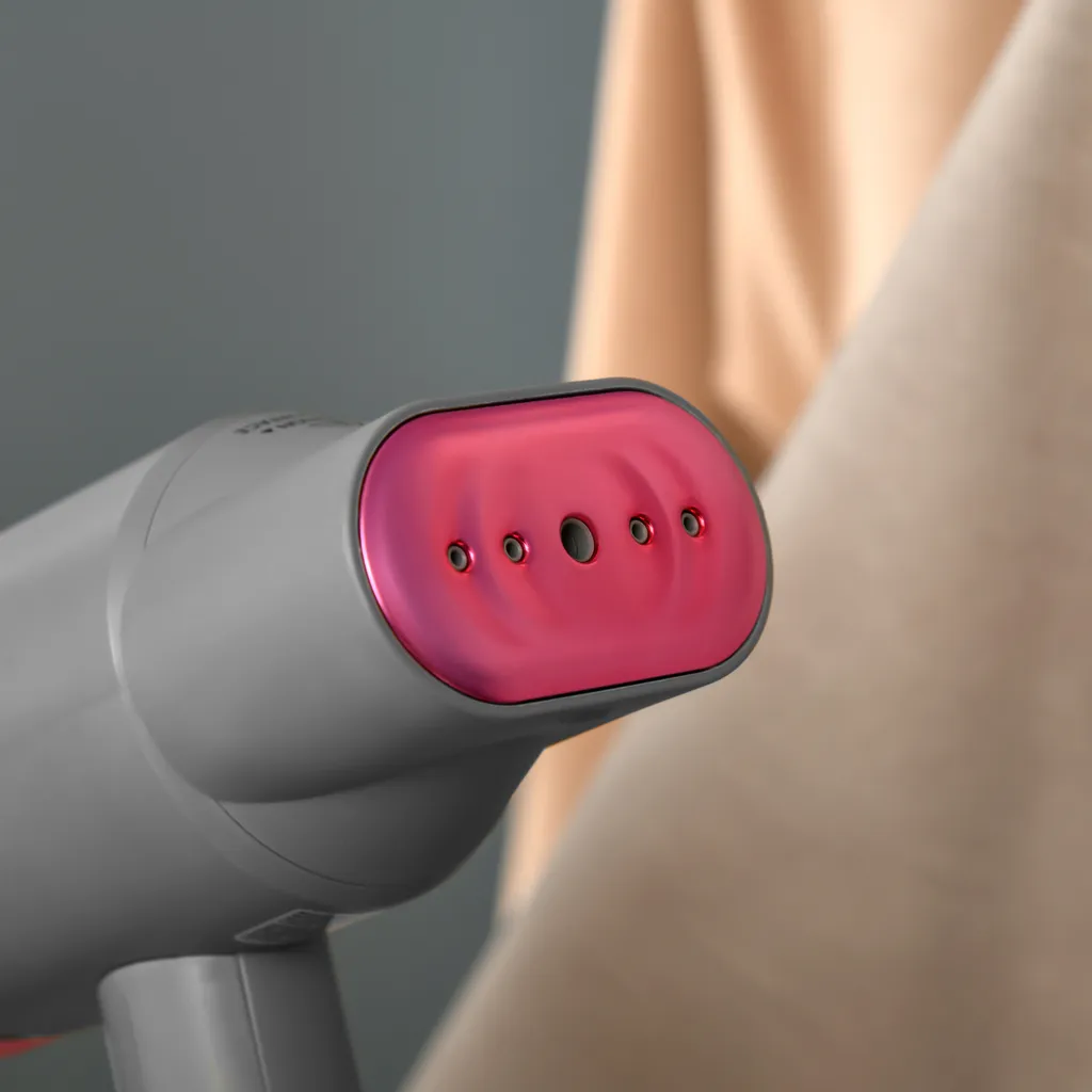 HOMCOM Dampfglätter Dampfbürste Faltbar Kleidung Hemden Dampfbügeleisen Mit 160 Ml Wassertank 1520 W Schnelles Aufheizen Aluminium Kunststoff Grau+Rosa 27,5 X 18,2 X 9 Cm 2 HOMCOM Dampfglätter Dampfbürste Faltbar Kleidung Hemden Dampfbügeleisen Mit 160 Ml Wassertank 1520 W Schnelles Aufheizen Aluminium Kunststoff Grau+Rosa 27,5 X 18,2 X 9 Cm – Bild 2