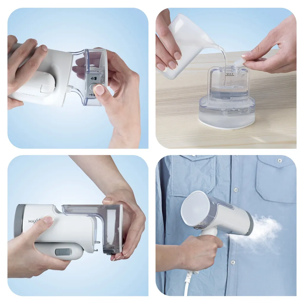 Dampfbürste Bürste Dampfglätter Dampfbügler Dampfer Steamer Wassertank MAXXMEE 5 Dampfbürste Bürste Dampfglätter Dampfbügler Dampfer Steamer Wassertank MAXXMEE – Bild 5