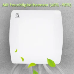 EINFEBEN Badlüfter Einbauventilatoren 150mm Feuchtesensor Timer CE Ventilator Mit Rueckflussleitblech Wandluefter -Luft Wrame Haus Geschaft 11df0ede50af6b70527a8ad6ac8ed2b2 1