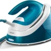 Philips PerfectCare Bügelstation, Keramikbügelsohle, 120 G/min Konstanter Dampf, 6.0 Bar, 2400 W, Blau (GC6815/20)