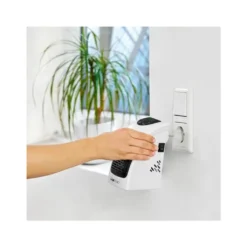 Clatronic HL 3738 Mobiler Steckdosen-Heizlüfter Mit 2 Gebläsestufen, Hochwertiges PTC-Heizelement, LED-Display-und Kontrollleuchte -Luft Wrame Haus Geschaft 15cf7ba154be574b0b4c8502bed59744