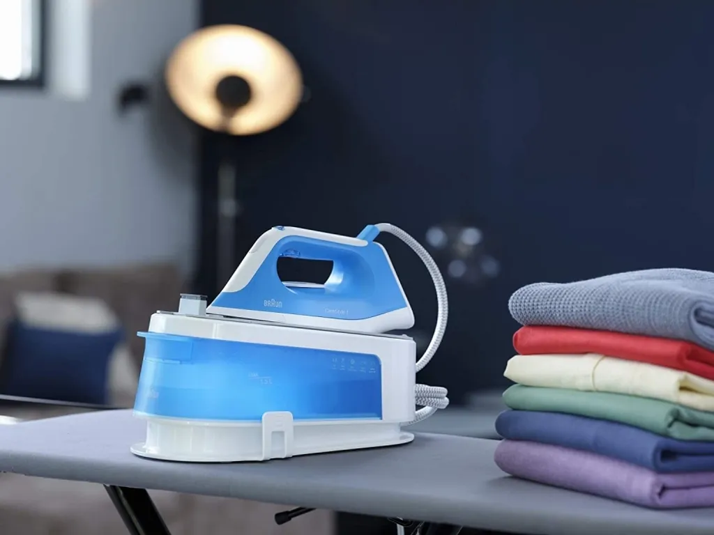 BRAUN HH Bügelstation 2400W 5.5bar 1.5 Liter KeramikS. Absch. Ws-bl IS1012BL 5 BRAUN HH Bügelstation 2400W 5.5bar 1.5 Liter KeramikS. Absch. Ws-bl IS1012BL – Bild 5