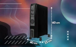 Adler Zilan 9 Rippen Öl Radiator 2.500 Watt | Integrierter Heizlüfter | Elektroheizung | Heizstrahler | 3 Heizstufen | 5 Ölleitungen | Thermostat 8 Adler Zilan 9 Rippen Öl Radiator 2.500 Watt | Integrierter Heizlüfter | Elektroheizung | Heizstrahler | 3 Heizstufen | 5 Ölleitungen | Thermostat -Luft Wrame Haus Geschaft 1906410c278ac906ccbb23e0849e42c1