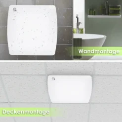 EINFEBEN Badlüfter Einbauventilatoren 150mm Feuchtesensor Timer CE Ventilator Mit Rueckflussleitblech Wandluefter -Luft Wrame Haus Geschaft 195158faa3eda2887f0c1a04211aa987 1