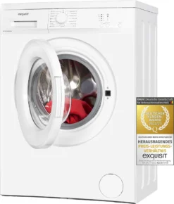 Exquisit Waschmaschine WA6010-060D Weiss | 1000 U/Min. | Fassungsvermögen 6 Kg