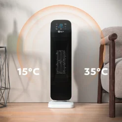 BALTER Heizlüfter 2000W, Heizstrahler, Heizung, Fernbedienung, Thermostat, 3 Heizstufen, Elektroheizung Mit 80° Oszillation, 12H Timer, Überhitzungs- Und Kippschutz 16 BALTER Heizlüfter 2000W, Heizstrahler, Heizung, Fernbedienung, Thermostat, 3 Heizstufen, Elektroheizung Mit 80° Oszillation, 12H Timer, Überhitzungs- Und Kippschutz -Luft Wrame Haus Geschaft 1a6e84e4ba9131ffd9db38a8d6a94a09