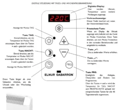 Elektroheizung Paneelheizung Heizkörper Konvektor Mit Thermostat + Zeitsteuerung 750 Watt I -Luft Wrame Haus Geschaft 1d2b17e14c296b93aea7024902f147b1