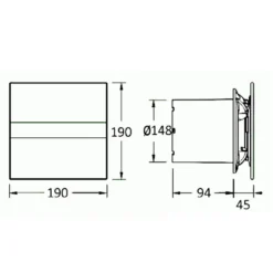 E-150 G Axial-Badlüfter, 21W, Rohrleitung 150 Mm, Weiß 7 E-150 G Axial-Badlüfter, 21W, Rohrleitung 150 Mm, Weiß -Luft Wrame Haus Geschaft 1e1c891b4dd6a1465377654d01c5a439
