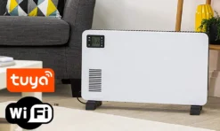 Elektroheizer Heizer Heizung Konvektor Konvektionsheizung 2300W Elektroheizung Heizung Heizkörper ✓ APP WiFi Funktion Inkl. Fernbedienung ✓ LCD-Display ✓ Timer ✓ Weiß ✓ TUYA -Luft Wrame Haus Geschaft 1e4170cdc8527ef97f7a4faf02634d39