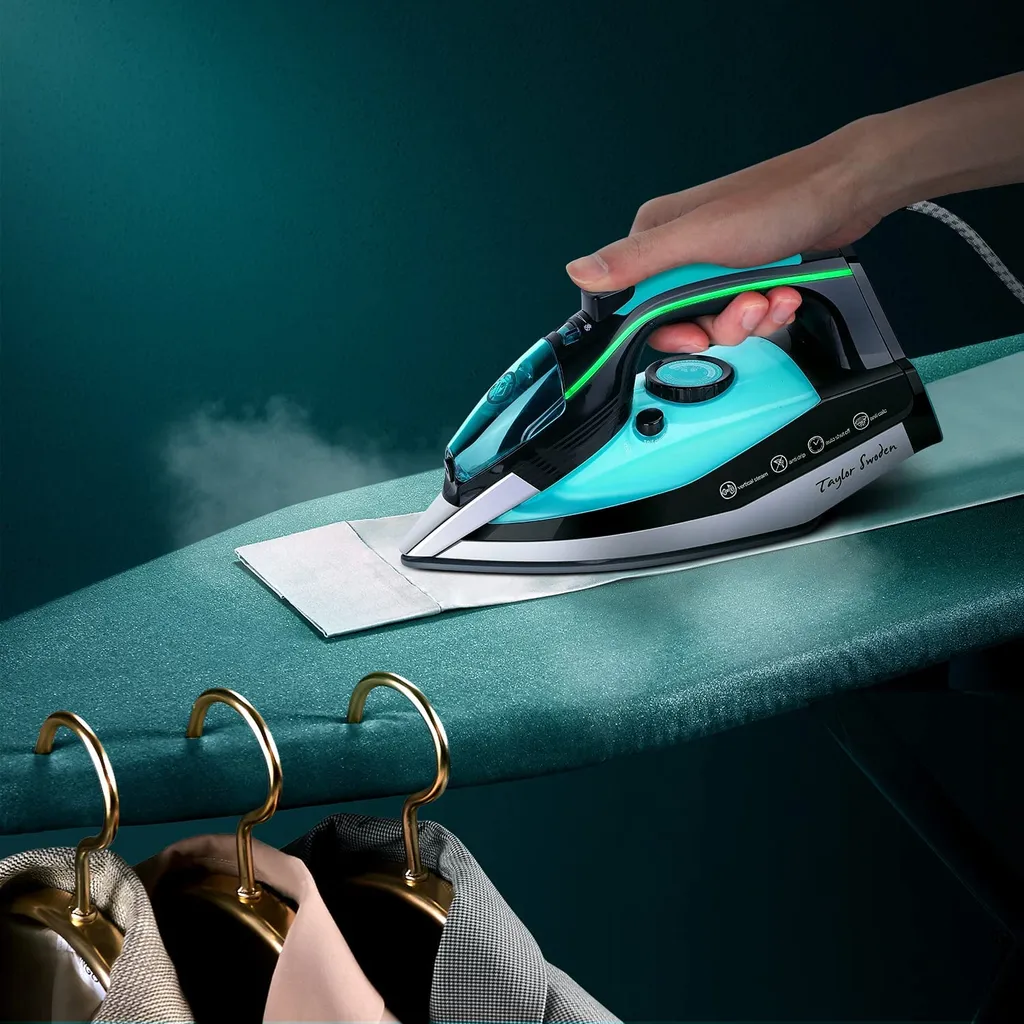 Taylor Swoden Doris - Dampf Bügeleisen 2700 Watt, Keramik-Bügelsohle, Selbstreinigungs- & Sprühwasserfunktion, Tropfstopp, Vertikaldampf 4 Taylor Swoden Doris - Dampf Bügeleisen 2700 Watt, Keramik-Bügelsohle, Selbstreinigungs- & Sprühwasserfunktion, Tropfstopp, Vertikaldampf – Bild 4