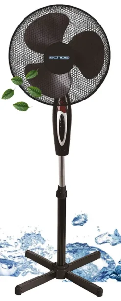 Echos Standventilator | Oszilierender Ventilator | Windmaschine | 40 Watt | 41 Cm Ø -Luft Wrame Haus Geschaft 1fc00867bdbeeb5f40314a6f795877e9