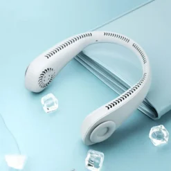 Tragbarer Halsventilator Nackenventilator Tragbare Ventilator Für Outdoor USB Fan Miniventilator Halsventilator（Weiß） -Luft Wrame Haus Geschaft 227d558ae5c323a7f5005df82f83a654