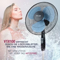 RelaxxNow Super Leiser Standventilator Mit 45W Motoren Leistung, Oszillierender Ventilator Mit 3 Geschwindigkeitsstufen Und Höhenverstellbarkeit Bis 131cm, 41 DB Schlafmodus & 41cm Durchmesser, VTX100 17 RelaxxNow Super Leiser Standventilator Mit 45W Motoren Leistung, Oszillierender Ventilator Mit 3 Geschwindigkeitsstufen Und Höhenverstellbarkeit Bis 131cm, 41 DB Schlafmodus & 41cm Durchmesser, VTX100 -Luft Wrame Haus Geschaft 242943684de3fe5d6cadb7232410c2b4