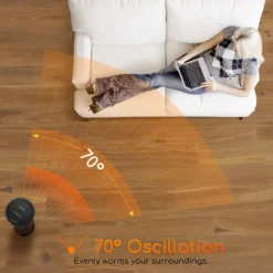 Aigostar Bert - PTC Keramik Heizlüfter Mit Fernbedienung, 3 Mode Heizstufen, 70° Oszillation, Leise Und Energiesparend Heizleistung 2000W, 7.5 H Timer, Heizung Heater Schnellheizer, Schwarz 11 Aigostar Bert - PTC Keramik Heizlüfter Mit Fernbedienung, 3 Mode Heizstufen, 70° Oszillation, Leise Und Energiesparend Heizleistung 2000W, 7.5 H Timer, Heizung Heater Schnellheizer, Schwarz -Luft Wrame Haus Geschaft 243ab90ee7f11ce1085bbe9f2e179e50