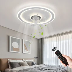 Deckenventilator Mit Beleuchtung Und Fernbedienung 54W LED Leise Deckenleuchte Ventilator Mit Dimmbar Timer Einstellbare Windgeschwindigkeit Für Wohnzimmer Esszimmer Schlafzimmer 47CM 9 Deckenventilator Mit Beleuchtung Und Fernbedienung 54W LED Leise Deckenleuchte Ventilator Mit Dimmbar Timer Einstellbare Windgeschwindigkeit Für Wohnzimmer Esszimmer Schlafzimmer 47CM -Luft Wrame Haus Geschaft 261ab1eb766da22c5aec95181b9a1b31