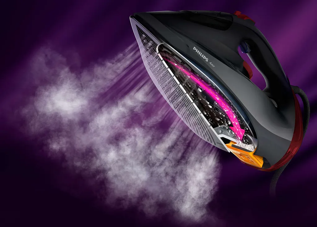 Philips Azur Bügeleisen Mit Keramikbügelsohle, 50 G/min Konstanter Dampf, 2600 W, Schwarz (GC4567/80) 9 Philips Azur Bügeleisen Mit Keramikbügelsohle, 50 G/min Konstanter Dampf, 2600 W, Schwarz (GC4567/80) – Bild 9