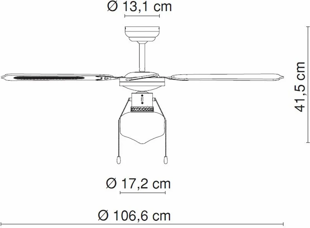 Deckenventilator Mit Fernbedienung Und Licht Ventilator Lampe Holz Optik 106 Cm 5 Deckenventilator Mit Fernbedienung Und Licht Ventilator Lampe Holz Optik 106 Cm – Bild 5