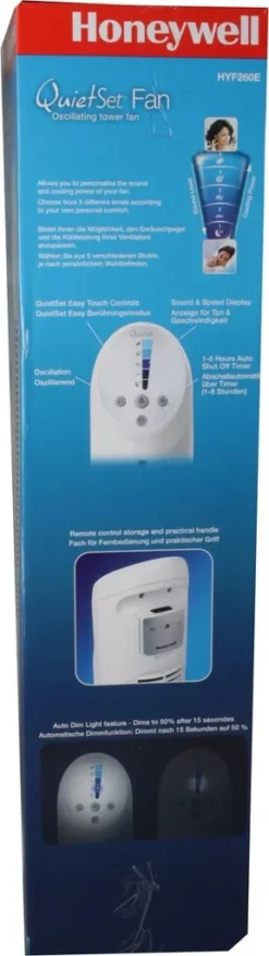 Honeywell Turmventilator HYF260E4 30W Weiß 108421 -Luft Wrame Haus Geschaft 272c86e62edccd0ab6081be0263e3210