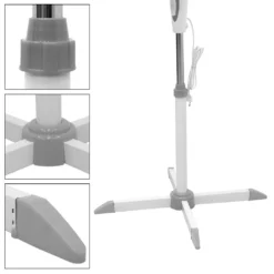ECD Germany Standventilator 45W, Ø 40cm, Weiß/Grau - Leise, 3 Geschwindigkeitsstufen - Standfuß Höhenverstellbar 102-120 Cm - 90° Oszillazion 30° Neigbar - Ventilator Standlüfter Luftkühler Bödenventilator 9 ECD Germany Standventilator 45W, Ø 40cm, Weiß/Grau - Leise, 3 Geschwindigkeitsstufen - Standfuß Höhenverstellbar 102-120 Cm - 90° Oszillazion 30° Neigbar - Ventilator Standlüfter Luftkühler Bödenventilator -Luft Wrame Haus Geschaft 27e08687a208d2c8562b525f3272379b