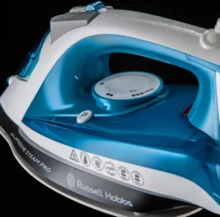 RUSSELL HOBBS Dampfbügeleisen Bügeleisen Blau Supreme Steam Pro 2600 W -Luft Wrame Haus Geschaft 28029228b0321ee958f3de27924071fc