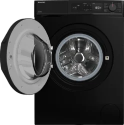 Sharp ES-W714IA-B1-DE Waschmaschine (7 Kg / 1400 U/Min) Mit LED Display, Inverter Motor, Überlaufschutz Und AquaStop (schwarz) -Luft Wrame Haus Geschaft 29370fb8bc662d772d3e2c0019b08912