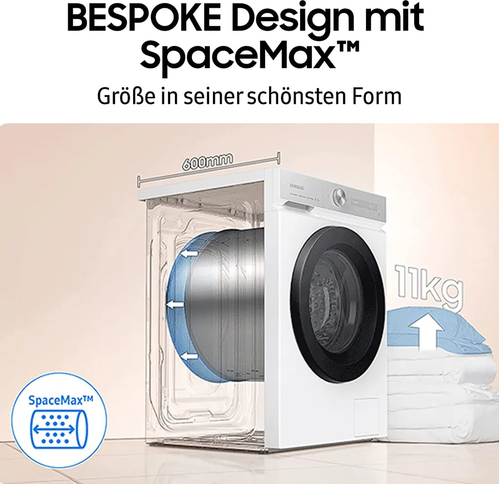 Samsung WW11BBA049ABEG Waschmaschine 11kg Frontlader Freistehend 5 Samsung WW11BBA049ABEG Waschmaschine 11kg Frontlader Freistehend – Bild 5