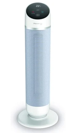 Rowenta HQ8120F0 Silent Comfort 3in1 Turmventilator Mit Smart-Technologie, Staubfilter, Ventilator & Heizung, 24h Startverzögerung, 10 Geschwindigkeitsstufen