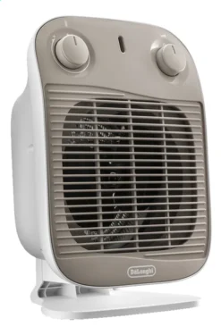 De'Longhi De’Longhi HFS50C22, Elektrischer Raumheizlüfter, IP21, Indoor, Flur, Weiß, Drehregler -Luft Wrame Haus Geschaft 2a8fc951666dbe25cc19f550d15c8e25
