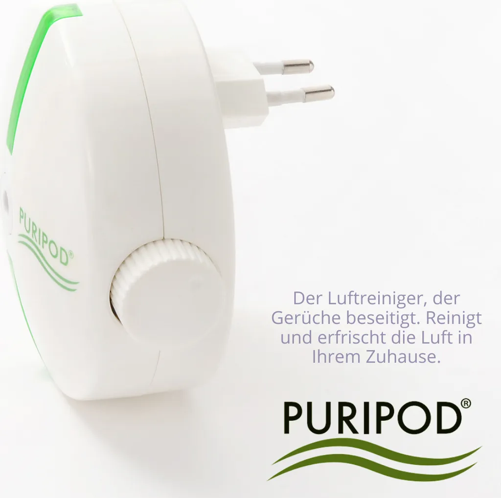 PURIPOD® - Der Lautlose Ionen-Luftreiniger In Minutenschnelle, Hilft Gegen Zigarettenrauch, Haustiergeruch, Essengeruch, Unangenehme Gerüche - Original Aus Der TV-Werbung 2 PURIPOD® - Der Lautlose Ionen-Luftreiniger In Minutenschnelle, Hilft Gegen Zigarettenrauch, Haustiergeruch, Essengeruch, Unangenehme Gerüche - Original Aus Der TV-Werbung – Bild 2