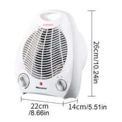 Heizlüfter Energiesparend 2000W Thermischer Lüfter, Elektrisch Heizung Mit Zwei Leistungsstufen Thermostat, Heizschlange Elektrischer Spiralförmiger Heizkörper Heizlüfter -Luft Wrame Haus Geschaft 2bfa6732121e6c2baadcdf776fdc42b8