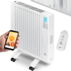 KESSER® Elektroheizkörper Infrarotheizung Energiesparend 2in1 Mobile & Wand-Konvektor Elektroheizung Mit WiFi App-Steuerung & Fernbedienung Radiator Heizung Elektrisch Heizkörper 24h Timer, Farbe:Weiß, Größe:1500W 11 KESSER® Elektroheizkörper Infrarotheizung Energiesparend 2in1 Mobile & Wand-Konvektor Elektroheizung Mit WiFi App-Steuerung & Fernbedienung Radiator Heizung Elektrisch Heizkörper 24h Timer, Farbe:Weiß, Größe:1500W -Luft Wrame Haus Geschaft 2c5b363337277c3a89631fd5243ef970
