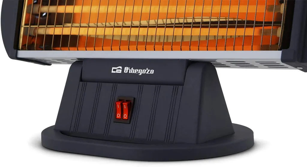 Orbegozo Quarzofen BP-0204 Standgerät 3 Leistungsstufen Kippschutz 1200 W Schwarz 5 Orbegozo Quarzofen BP-0204 Standgerät 3 Leistungsstufen Kippschutz 1200 W Schwarz – Bild 5