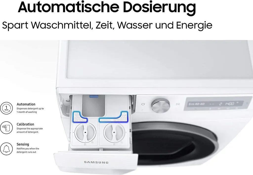 Samsung WW80T534AAX/S2 Waschmaschine 8 Kg 1400 U/min WiFi-SmartControl 10 Samsung WW80T534AAX/S2 Waschmaschine 8 Kg 1400 U/min WiFi-SmartControl – Bild 10